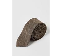 Burton Men's Brown Tweed Tie Burton Brown One Size