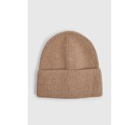 Burton Men's Camel Ribbed Knitted Beanie Hat in Natural Burton Natural One Size