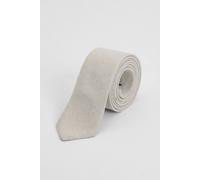 Burton Men's Champagne Linen Look Tie Burton Champagne One Size