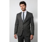 Burton Men's Charcoal End On End Slim Fit Suit Jacket | Size: 42R