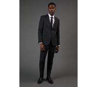Burton Men's Charcoal Slim Fit Essential Suit Trousers | Size: 38R Burton Charcoal 38R
