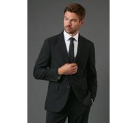 BURTON Charcoal Tailored Fit Essential Suit Jacket 46R