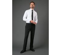 Burton Men's Charcoal Tailored Fit Essential Suit Trousers | Size: 32R