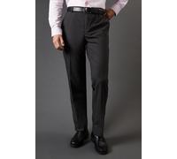 Burton Men's Charcoal Tailored Fit Smart Trousers | Size: 30R Burton Charcoal 30R