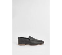 Burton Men's Chocolate Woven Penny Loafers | Size: 12