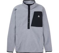 BURTON Men's Cinder Fleece Pullover - Men - Grey - size XL- model 2024 XL