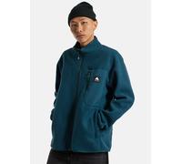 Burton Men's Cinder Full-Zip Fleece, Deep Emerald, L