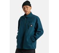 Burton Men's Cinder Full-Zip Fleece, Deep Emerald, S