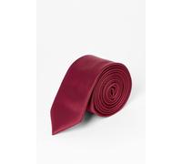 Burton Men's Claret Burgundy Slim Tie