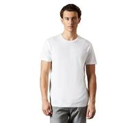 Burton Mens T Shirt 3 Pack White Cotton Crew Neck Regular Fit Short Sleeve