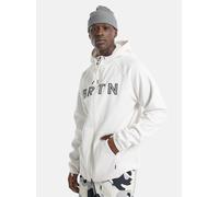 Burton Men's Crown Weatherproof Full-Zip Fleece, Stout White, XL
