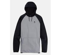 Burton Men's Crown Weatherproof Pullover Fleece, Gray Heather / True Black, XS