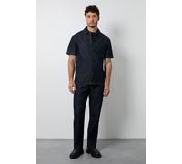 Burton Men's Dark Blue Wash Raw Denim Regular Straight Fit Jeans | Size: 32S