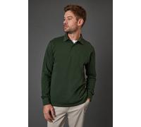Burton Men's Dark Green Long Sleeve Smart Polo Shirt | Size: XL