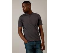 Burton Men's Dark Grey Grandad Neck T-shirt | Size: Medium Burton Dark Grey M