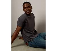 Burton Men's Dark Grey Plain Crew Neck T-shirt | Size: Small Burton Dark Grey S