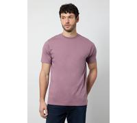 Burton Men's Dark Pink Plain Crew Neck T-Shirt | Size: Medium Burton Dark Pink M
