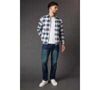 Burton Men's Dark Vintage Wash Stretch Straight Jeans in Dark Wash | Size: 32S Burton Dark Wash 32S