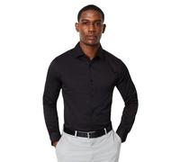 Burton Mens Easy-Iron Tailored Long-Sleeved Formal Shirt BW1402