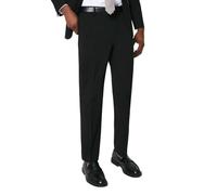 Burton Mens Essential Plain Tailored Suit Trousers (40R) (Black)