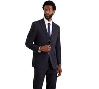 Burton Mens Suit Jacket Navy Tailored Fit Business Formal Wedding Smart