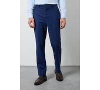 Burton Men's French Navy Tailored Fit Essential Suit Trousers in Dark Blue | Size: 30S Burton Dark Blue 30S