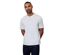 Burton Mens Grandad Collar T-Shirt (M) (White)