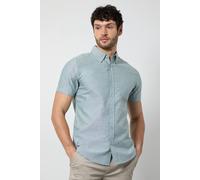 Burton Men's Green Short Sleeve Button Down Oxford Shirt | Size: Large Burton Green L