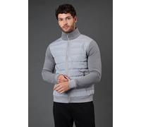 Burton Men's Grey Hybrid Padded Jacket | Size: Large Burton Grey L