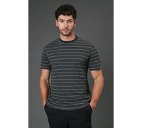Burton Men's Grey Jaspe Stripe T-shirt | Size: Medium Burton Grey M