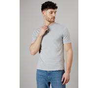 Burton Men's Grey Marl Grandad Neck T-Shirt | Size: Small Burton Grey Marl S