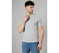 Burton Men's Grey Marl Grandad Neck T-Shirt | Size: XL