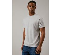 Burton Men's Grey Marl Plain Crew Neck T-shirt | Size: XL Burton Grey Marl XL