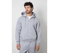 Burton Men's Grey Marl Regular Zip Through Hoodie | Size: XL