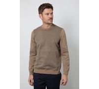 Burton Men's Jacquard Pattern Crew Neck Jumper in Natural | Size: Small Burton Natural S