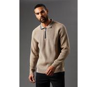 Burton Mens Jumper Natural Regular Fit Crew Neck All Seasons Knit