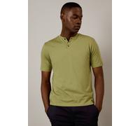 Burton Men's Khaki Grandad Neck T-shirt | Size: Small Burton Khaki S