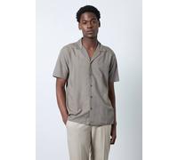Burton Men's Khaki Linen Blend Short Sleeve Resort Shirt | Size: Medium Burton Khaki M