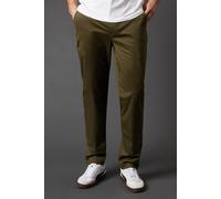 Burton Men's Khaki Slim Fit Chino Trousers | Size: 30R Burton Khaki 30R
