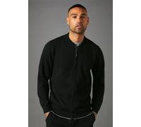 Burton Men's Knitted Zip Through Bomber in Black | Size: Large Burton Black L