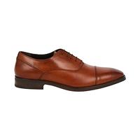 Burton Mens Leather Toe Cap Oxford Shoes (6 UK) (Tan)