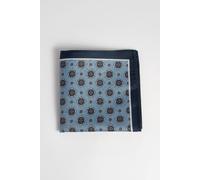 Burton Men's Light Blue Geo Printed Pocket Square Burton Light Blue One Size