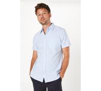 Burton Men's Light Blue Short Sleeve Oxford Shirt | Size: Large Burton Blue L