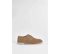 Burton Men's Light Brown Suede Derby Shoes | Size: 10 Burton Light Brown 10