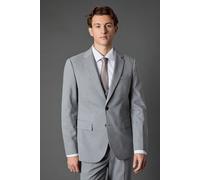 Burton Men's Light Grey Tailored Fit Essential Suit Jacket | Size: 40R Burton Light Grey 40R