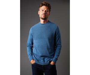 Burton Men's Link Yoke Crew Neck Jumper in Mid Blue | Size: Small Burton Mid Blue S