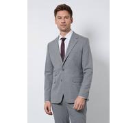Burton Men's Mid Grey Puppytooth Slim Fit Suit Jacket | Size: 38R