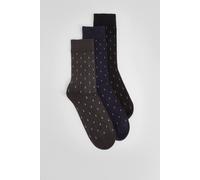 Burton Men's Multi Jacquard 3 Pack Smart Sock Set Burton Multicolor One Size