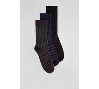 Burton Men's Multi Jacquard Pattern 3 Pack Smart Sock Set Burton Multicolor One Size