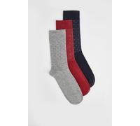 Burton Men's Multi Jacquard Spot 3 Pack Smart Sock Set Burton Multicolor One Size